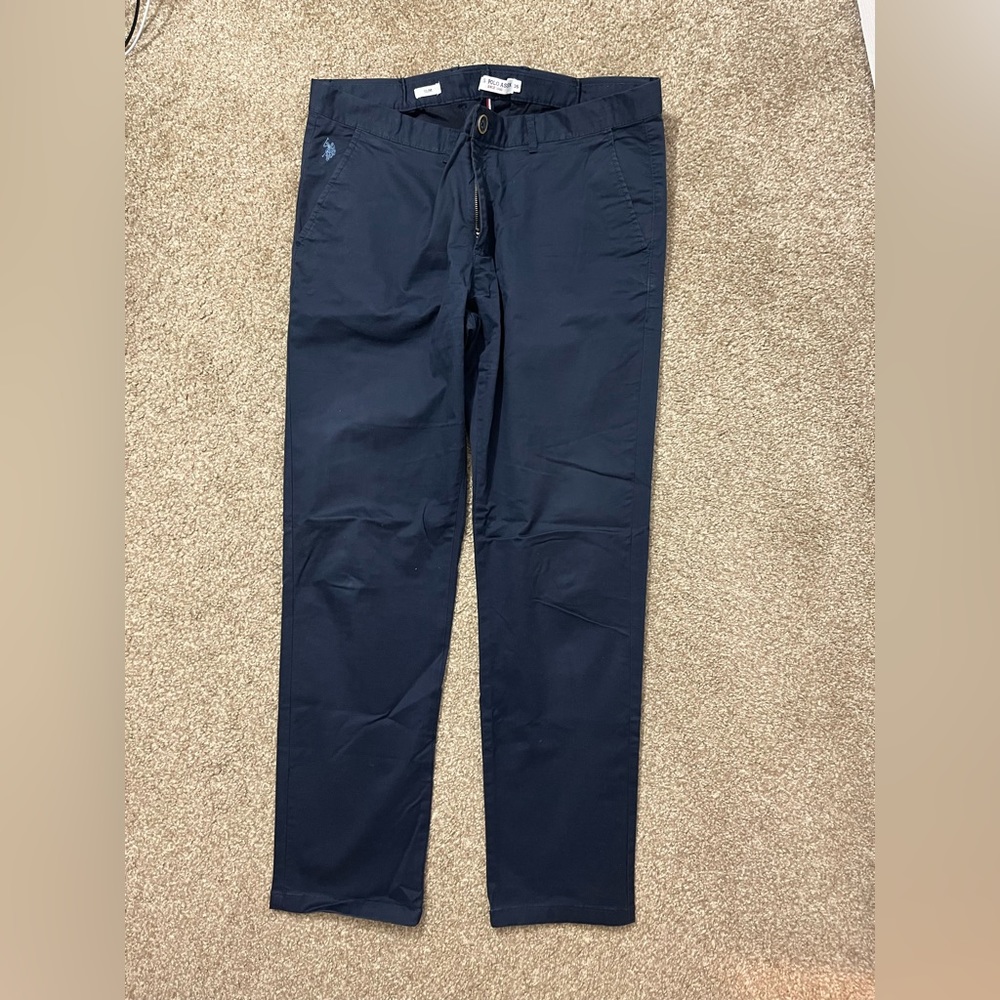 US Polo Assn. Men’s Pants - Navy Blue/Khaki - SIZE 36